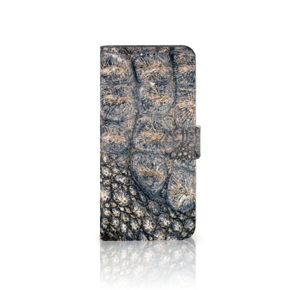 Samsung Galaxy A23 Telefoonhoesje met Pasjes Krokodillenprint