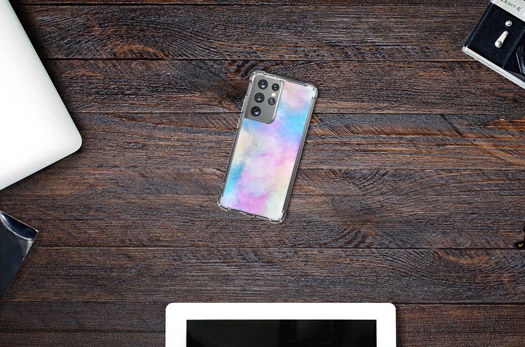 Back Cover Samsung Galaxy S21 Ultra Watercolor Light B2C Telecom