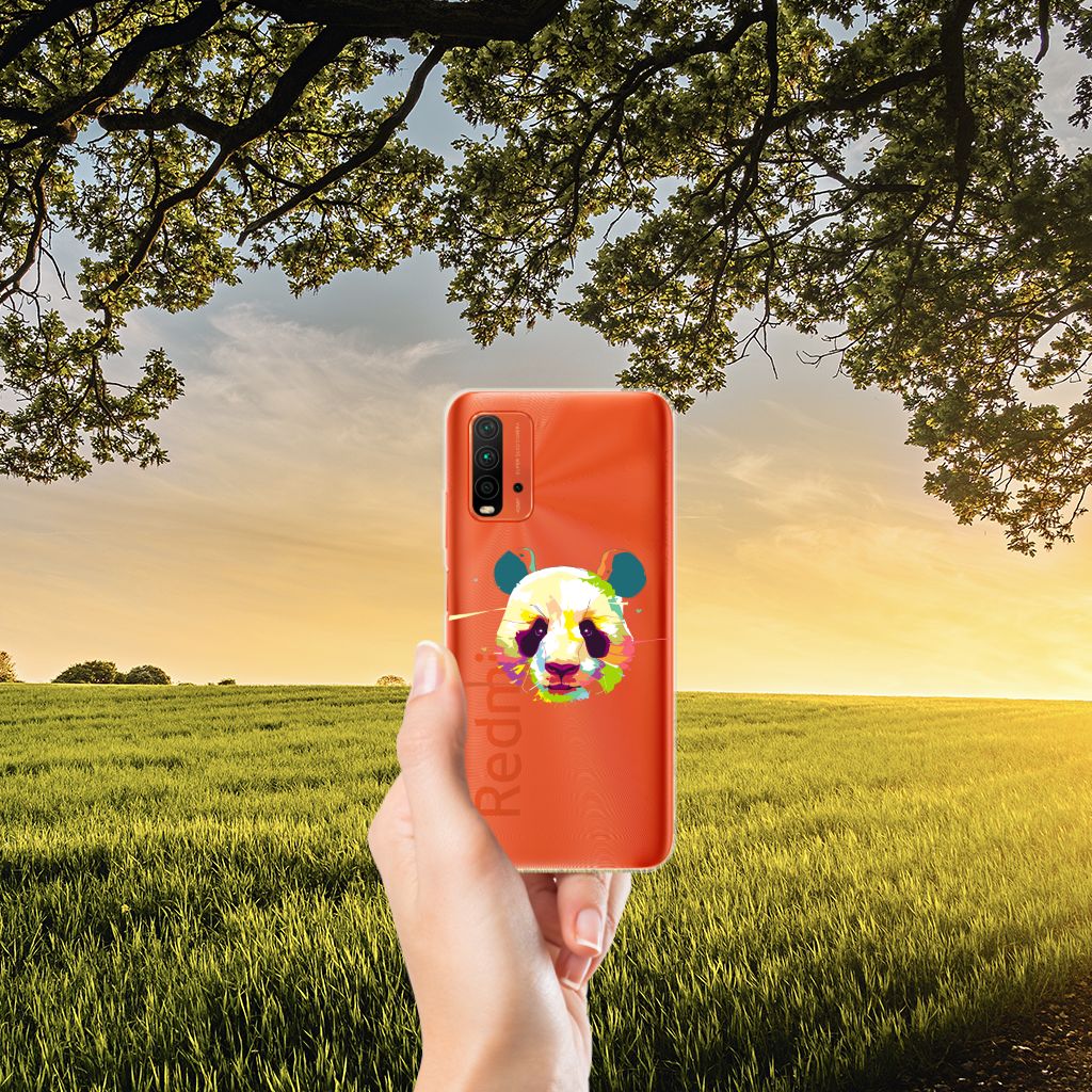 Xiaomi Poco M3 Telefoonhoesje met Naam Panda Color B2C Telecom