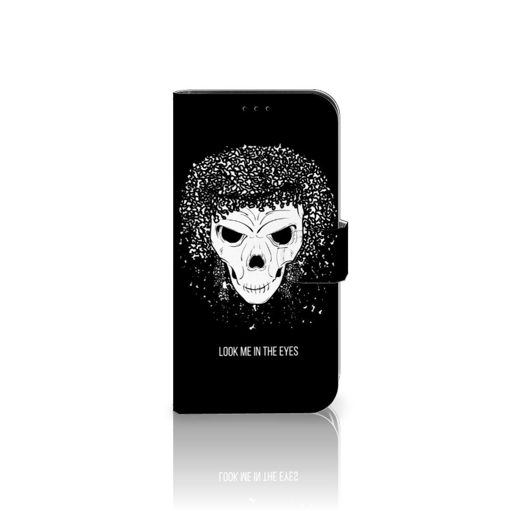 Telefoonhoesje met Naam iPhone 13 Pro Skull Hair