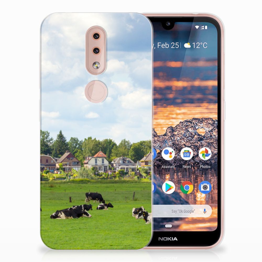 Nokia 4.2 TPU Hoesje Koeien