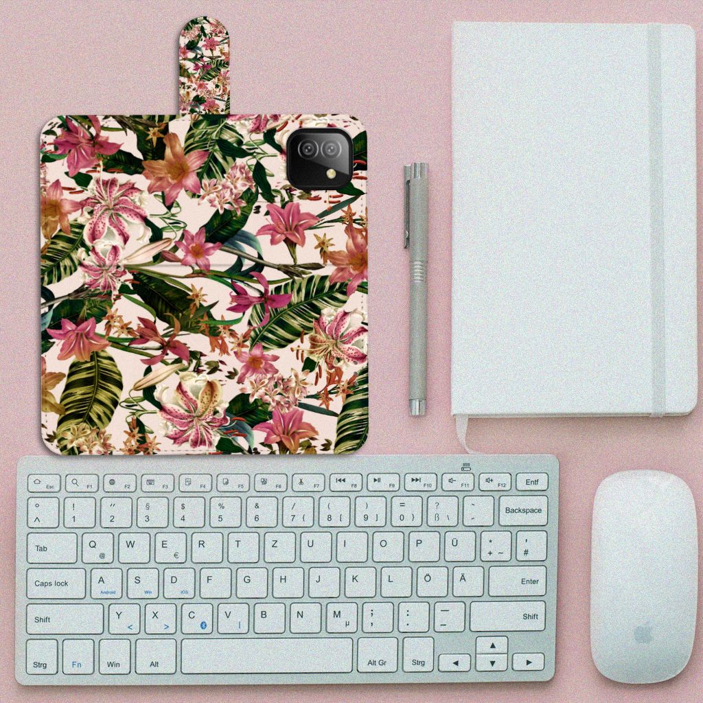Samsung Galaxy A03 Hoesje Flowers