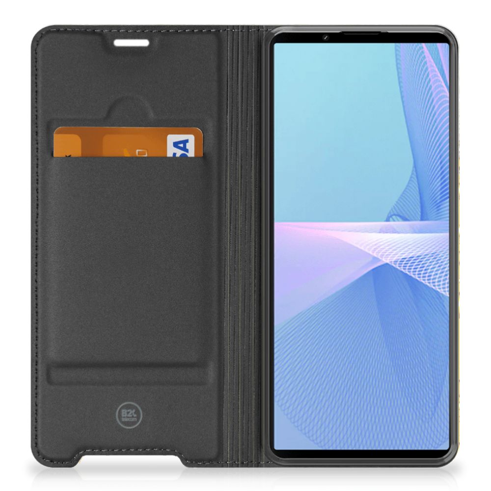 Sony Xperia 10 III Flip Style Cover Bier