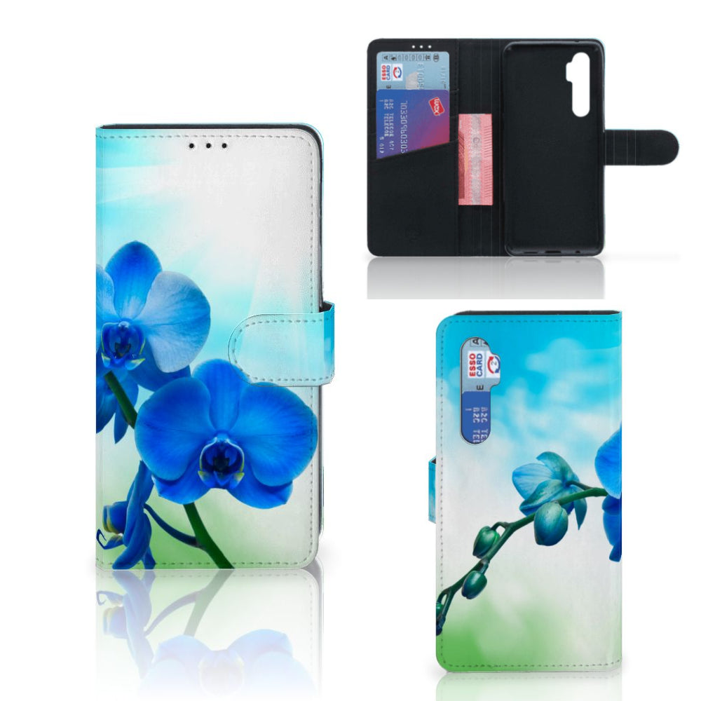 Xiaomi Mi Note 10 Lite Hoesje Orchidee Blauw - Cadeau voor je Moeder