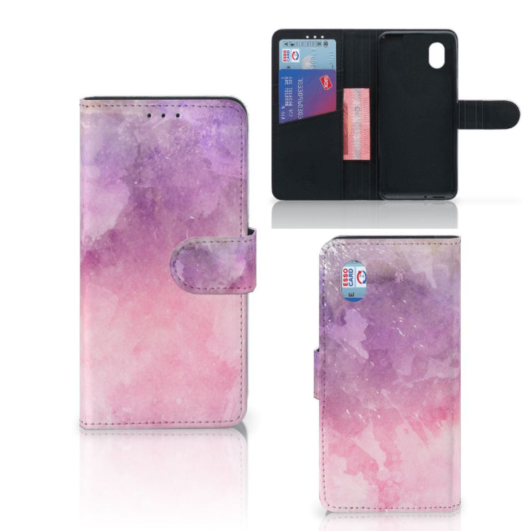 Hoesje Alcatel 1B (2020) Pink Purple Paint