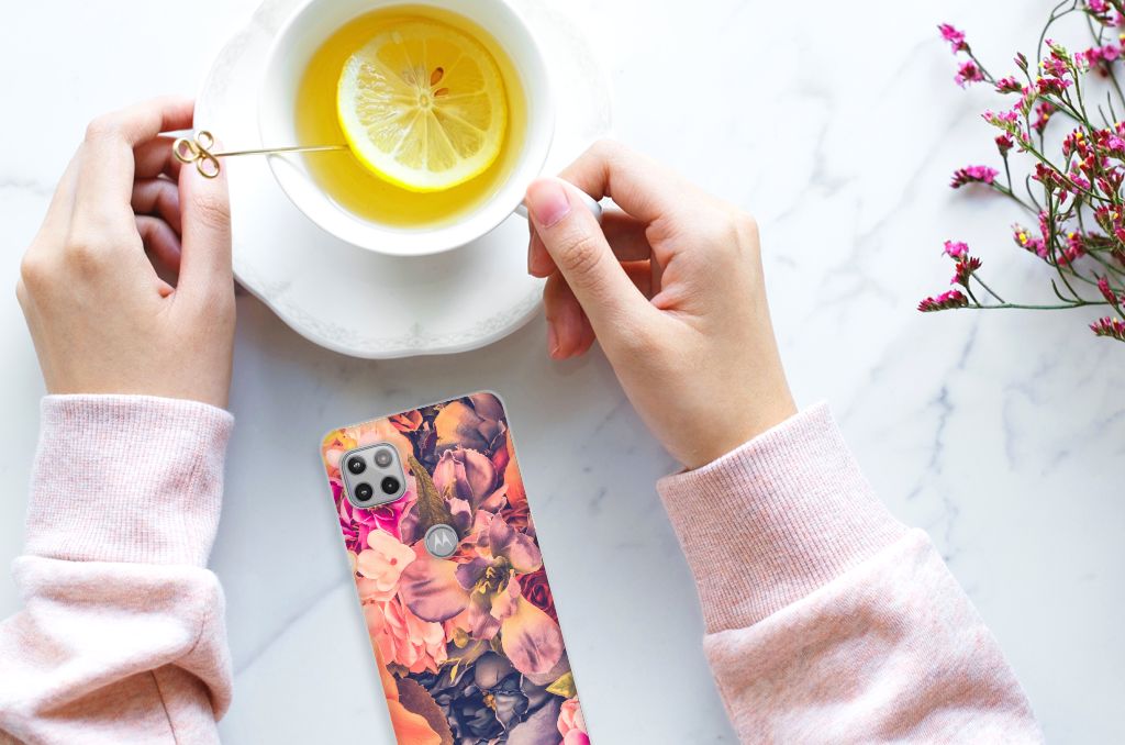 Motorola Moto G 5G TPU Case Bosje Bloemen B2C Telecom