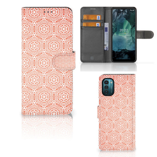 Nokia G11 | G21 Telefoon Hoesje Pattern Orange