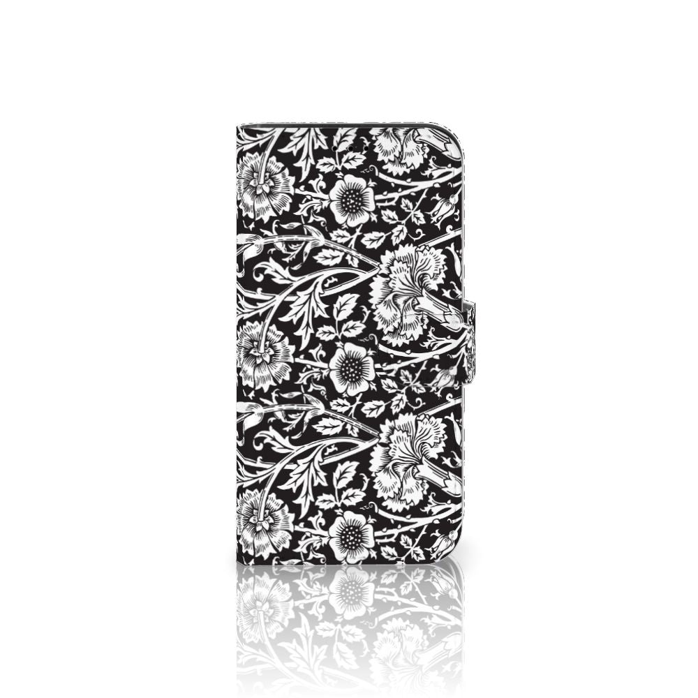 iPhone 13 Pro Hoesje Black Flowers