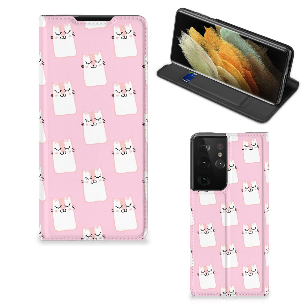 Samsung Galaxy S21 Ultra Hoesje maken Sleeping Cats