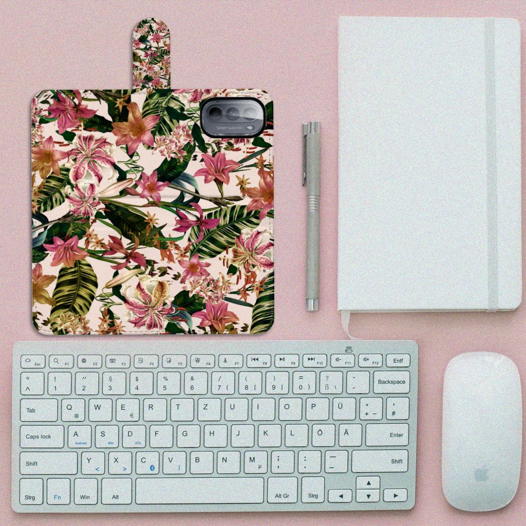 Motorola Moto G31 | G41 Hoesje Flowers