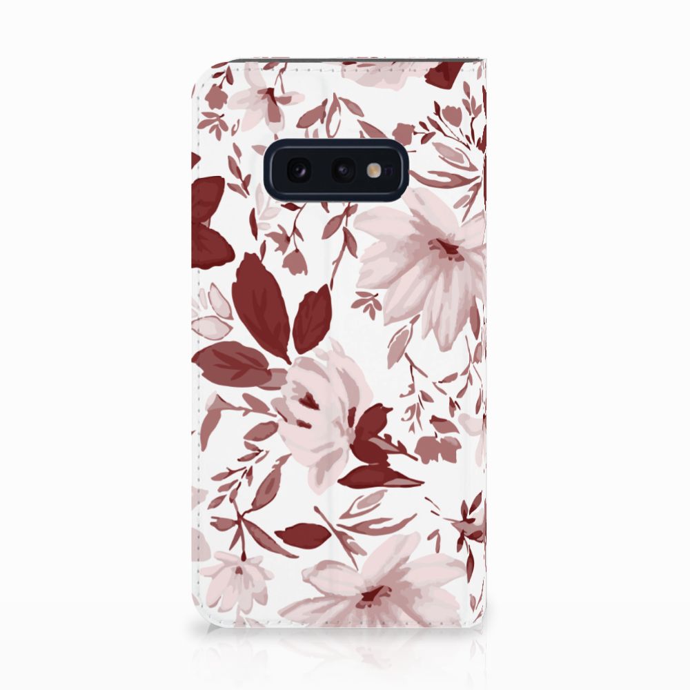 Bookcase Samsung Galaxy S10e Watercolor Flowers