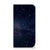 iPhone 15 Pro Stand Case Stars met glinsterend design in paars en blauw op een inktzwarte achtergrond 🌌.