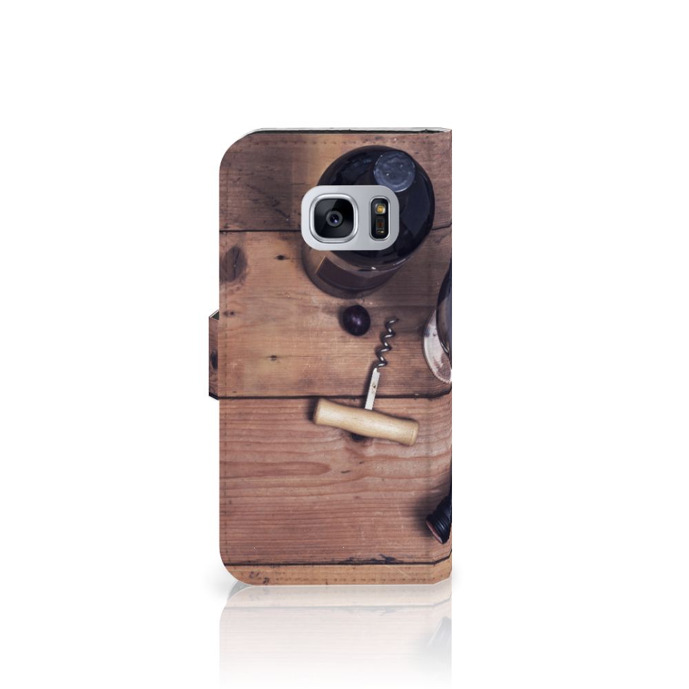 Samsung Galaxy S7 Book Cover Wijn