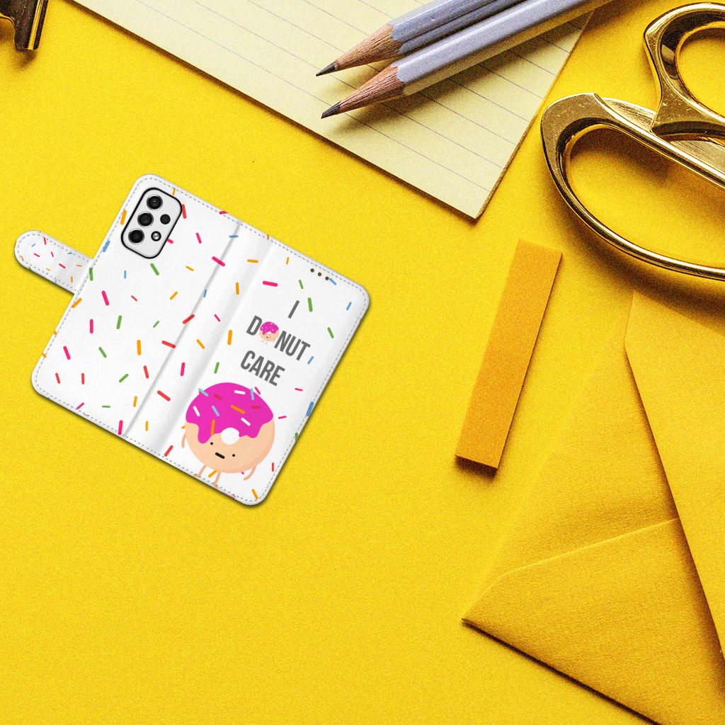 Samsung Galaxy A53 Book Cover Donut Roze