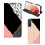 Samsung Galaxy S21 Stand Case Zwart Roze Vormen