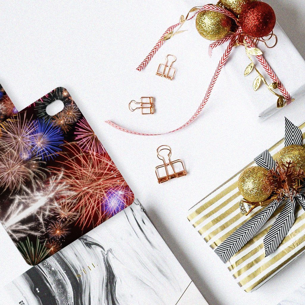 Alcatel 1B (2020) Wallet Case met Pasjes Vuurwerk