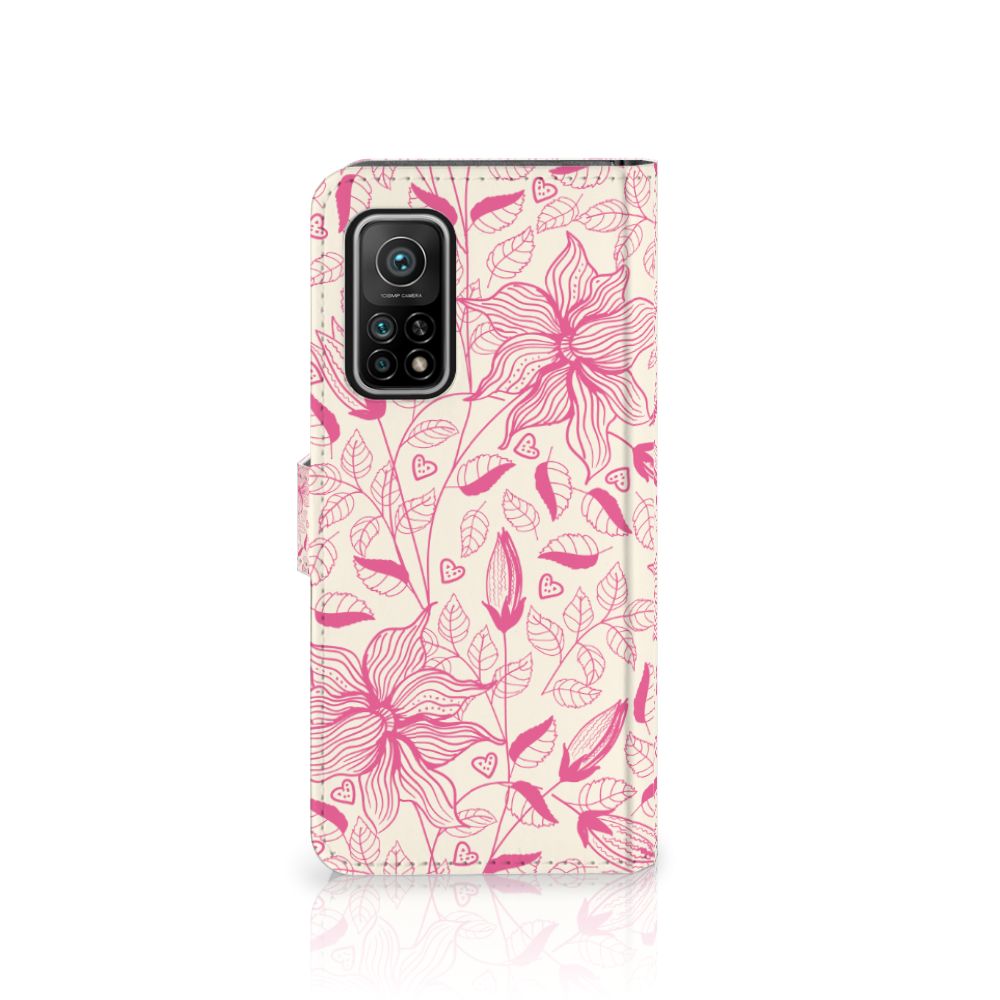 Xiaomi Mi 10T Pro | Mi 10T Hoesje Pink Flowers