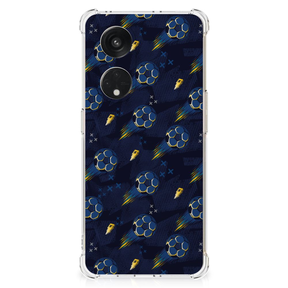 Doorzichtige Silicone Hoesje voor OPPO Reno8 T 5G Voetbal B2C Telecom
