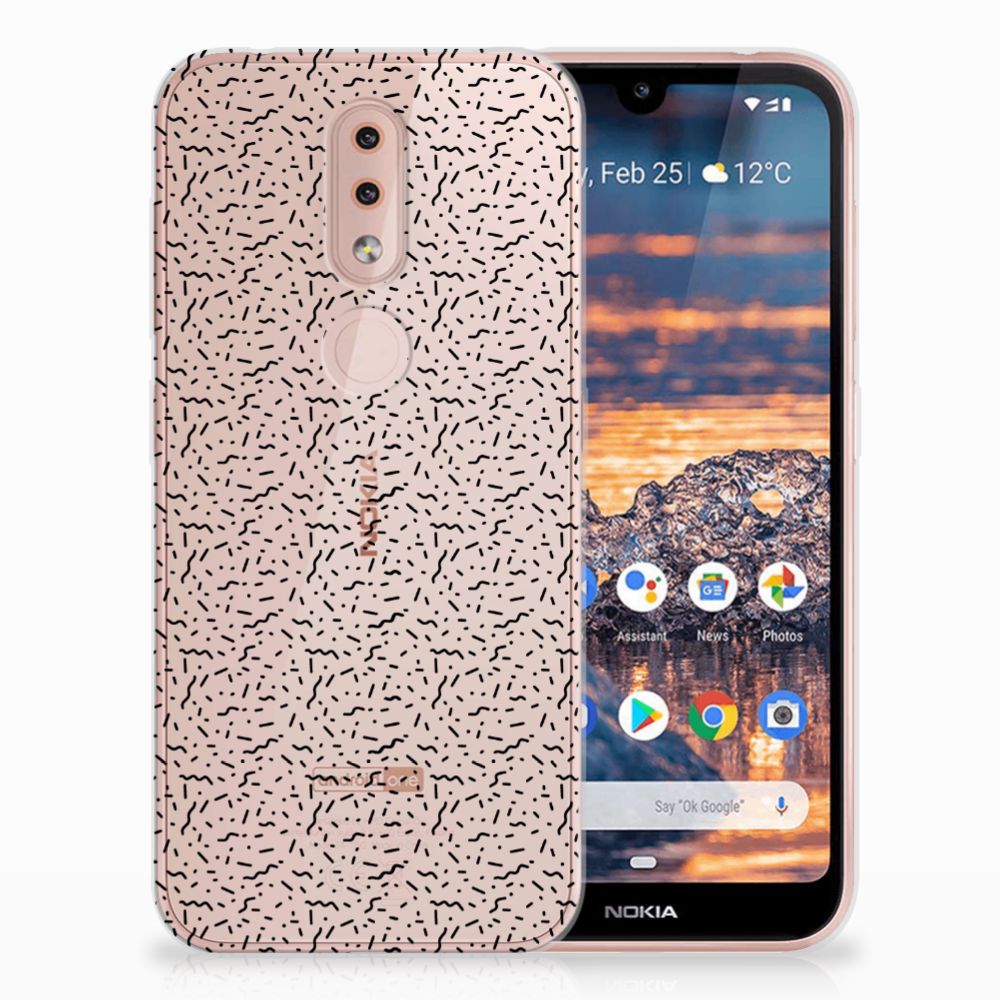 Nokia 4.2 TPU bumper Stripes Dots