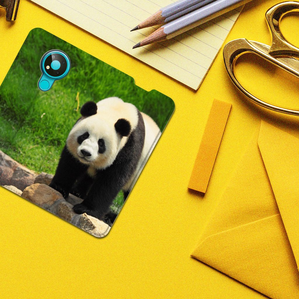 Nokia 3.4 Hoesje maken Panda - B2C Telecom