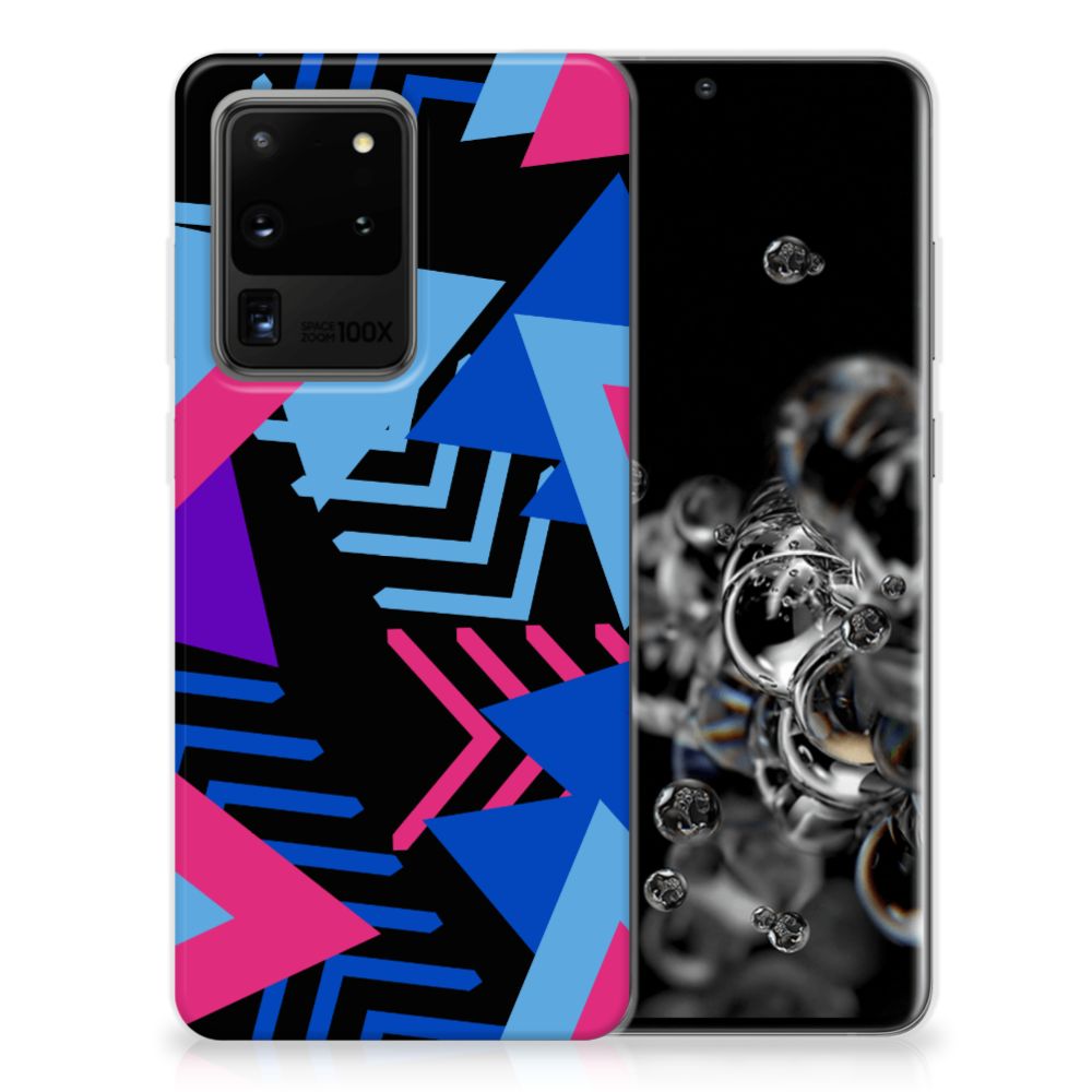 Samsung Galaxy S20 Ultra TPU Hoesje Funky Triangle B2C Telecom