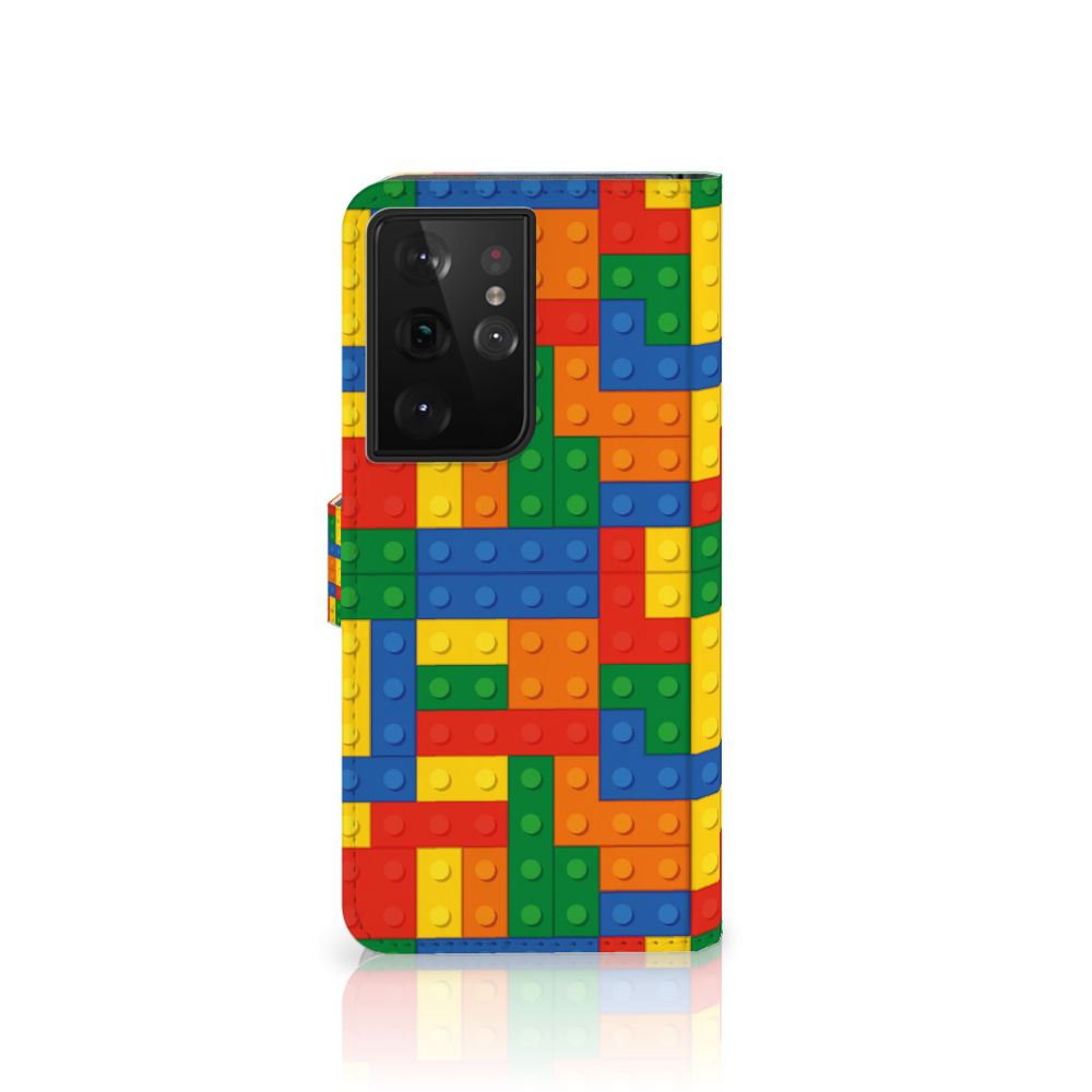 Samsung Galaxy S21 Ultra Telefoon Hoesje Blokken