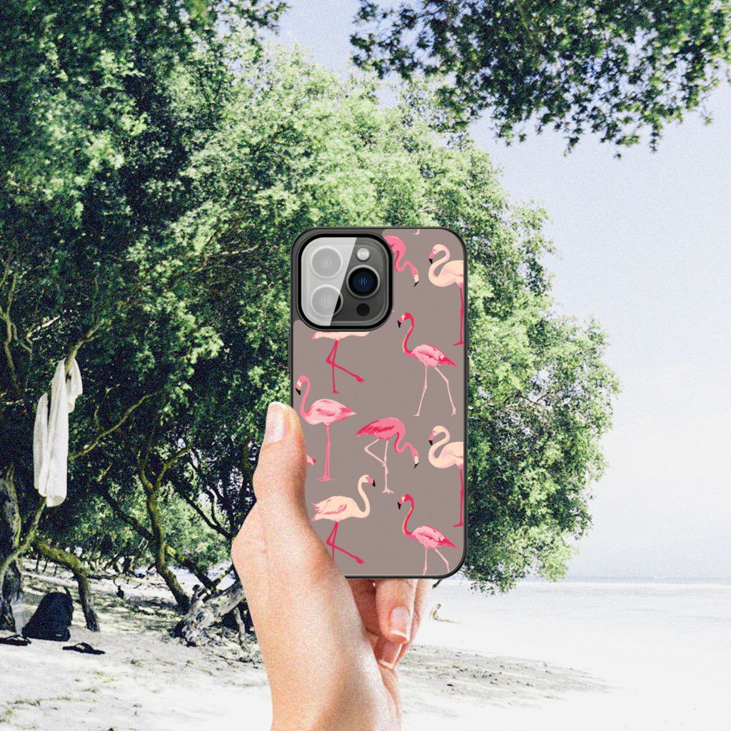 iPhone 13 Pro Dierenprint Telefoonhoesje Flamingo B2C Telecom