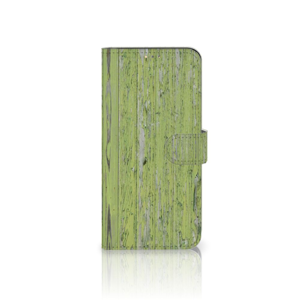 OPPO A15 Book Style Case Green Wood