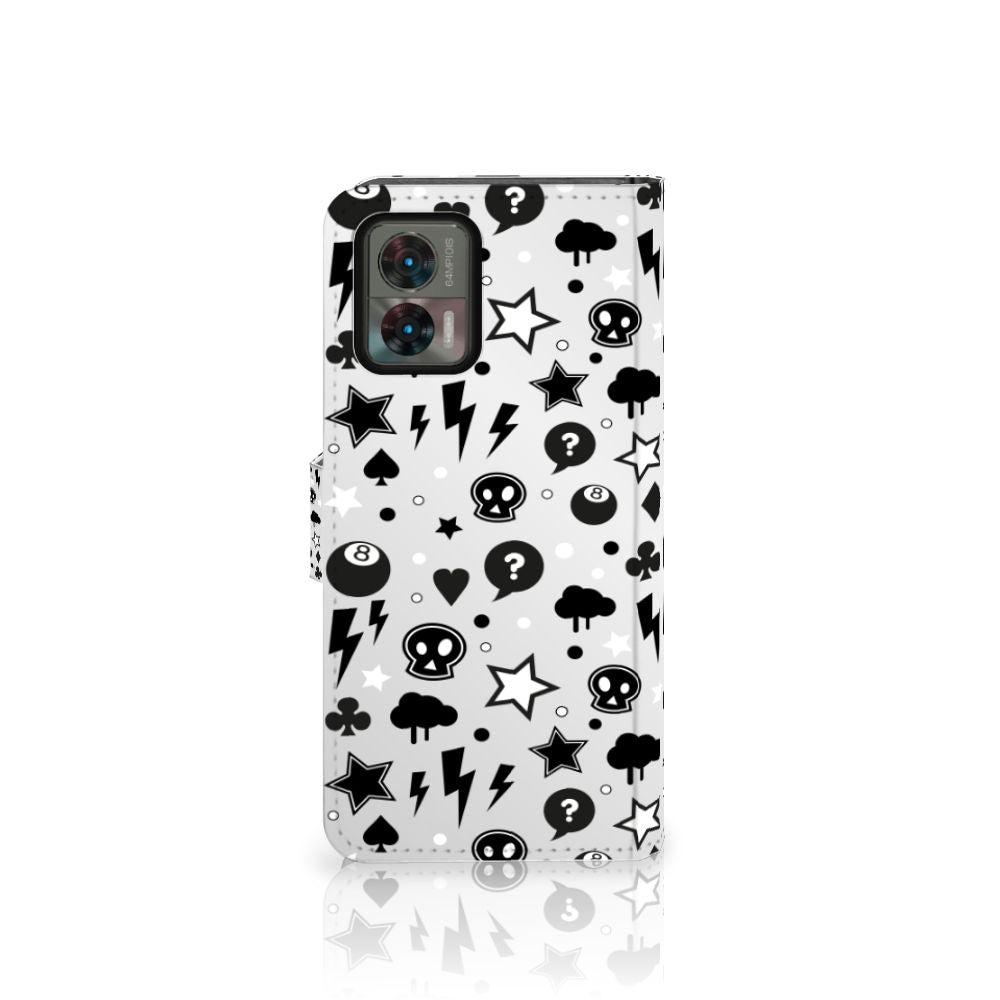 Telefoonhoesje met Naam Motorola Edge 30 Neo Silver Punk