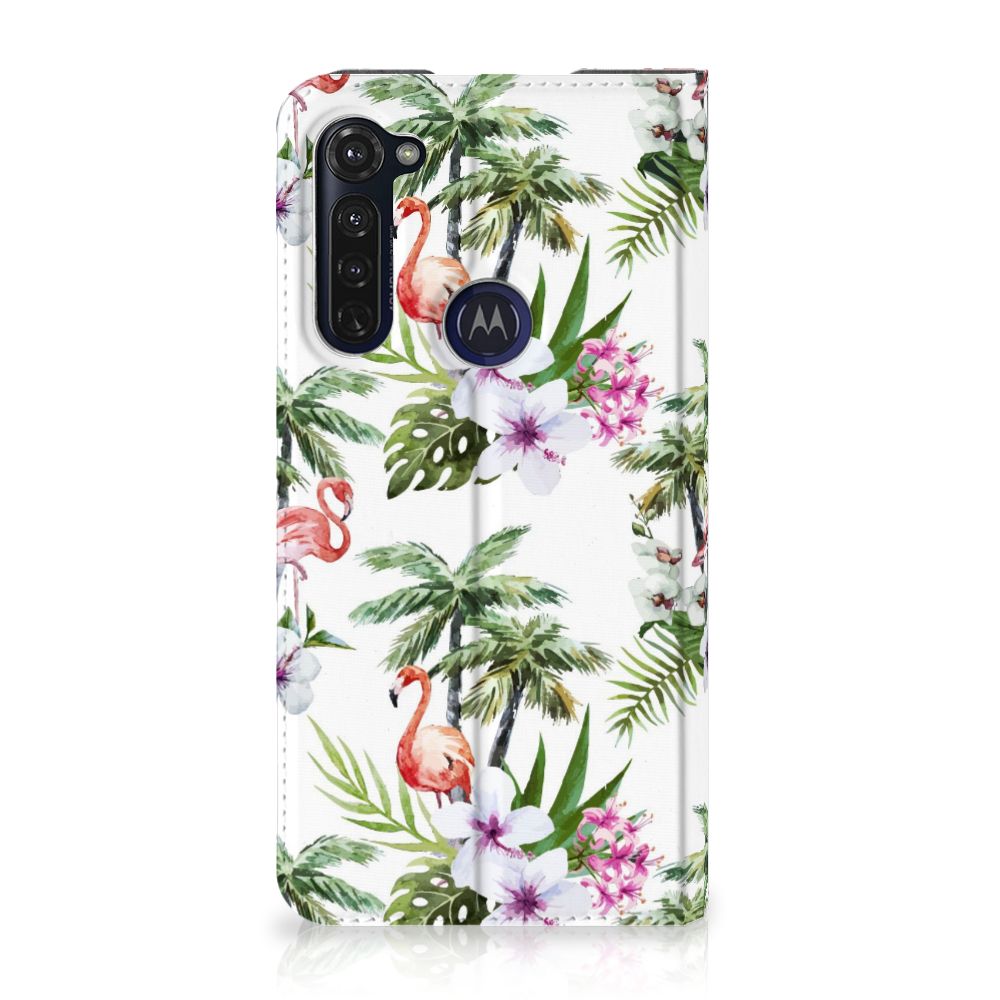 Motorola Moto G Pro Hoesje maken Flamingo Palms - B2C Telecom