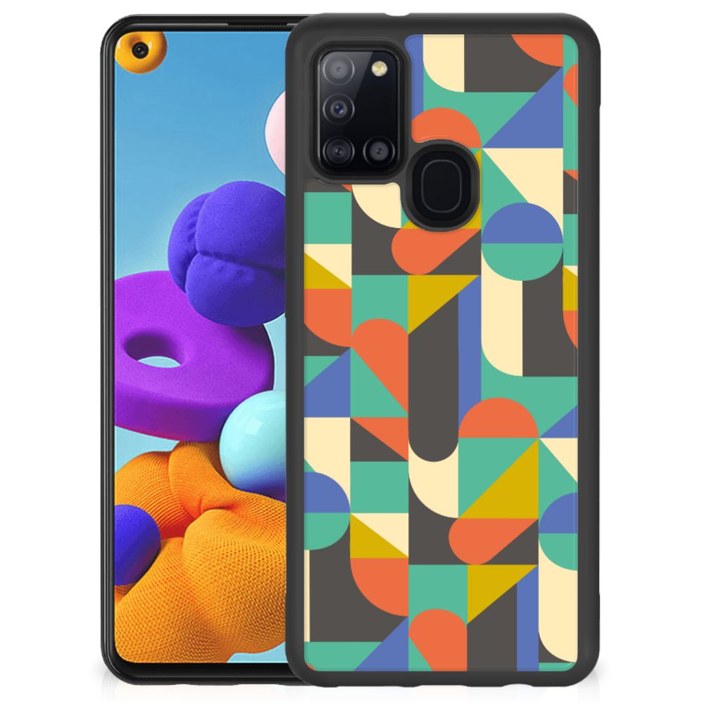 Samsung Galaxy A21s Bumper Case Funky Retro