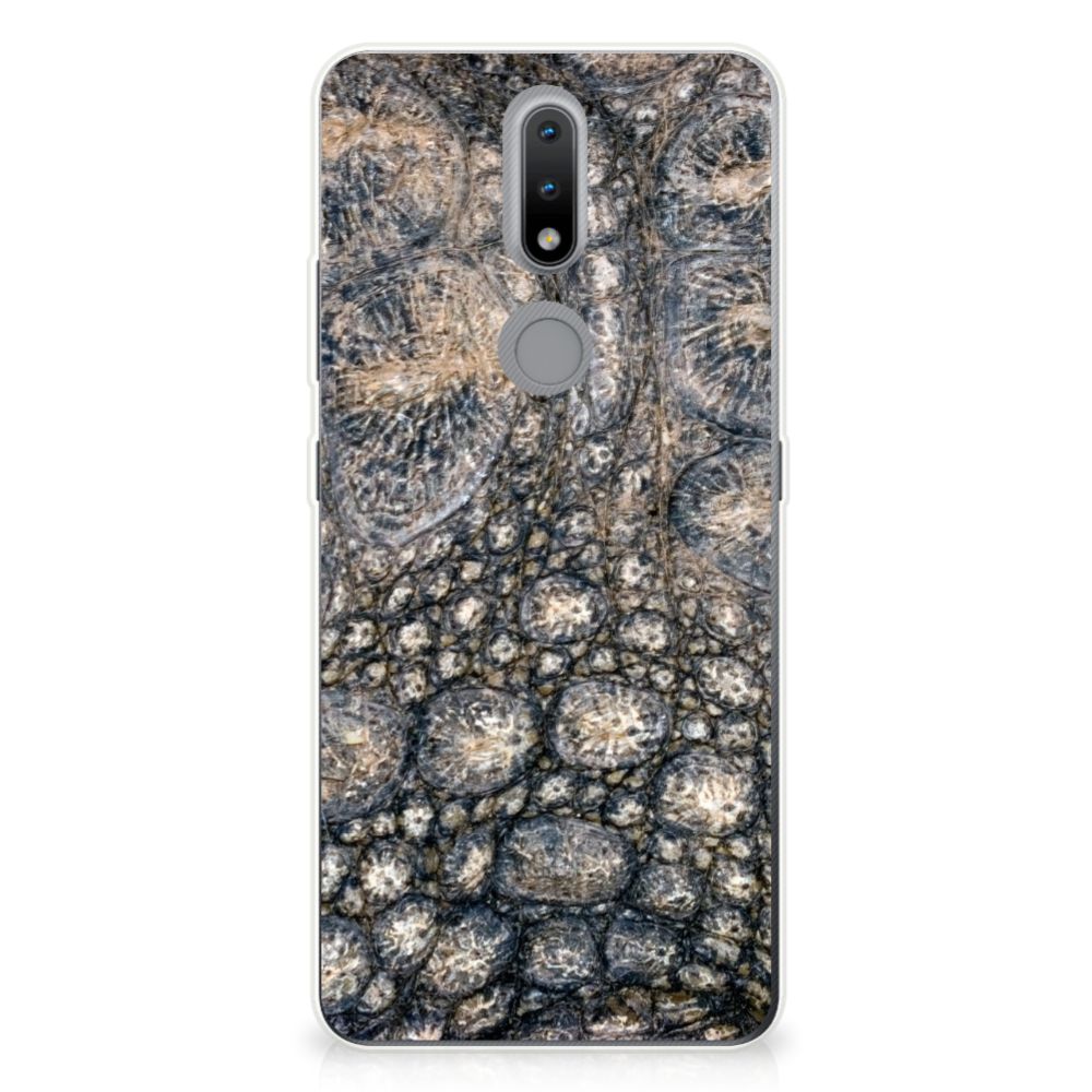 Nokia 2.4 TPU Hoesje Krokodillenprint