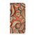 iPhone 13 Pro Max Bookcase Retro met retro kleuren en golfpatroon voor een artistieke uitstraling.