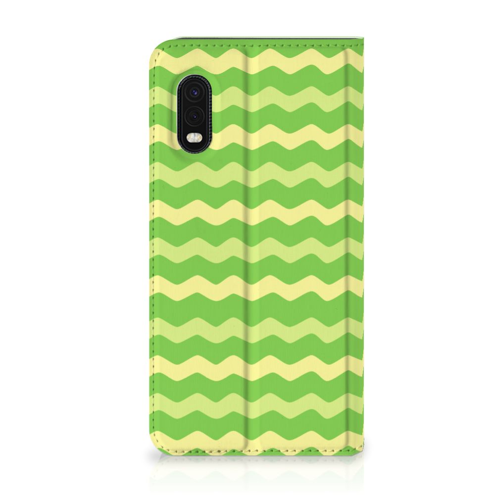 Samsung Xcover Pro Hoesje met Magneet Waves Green - B2C Telecom