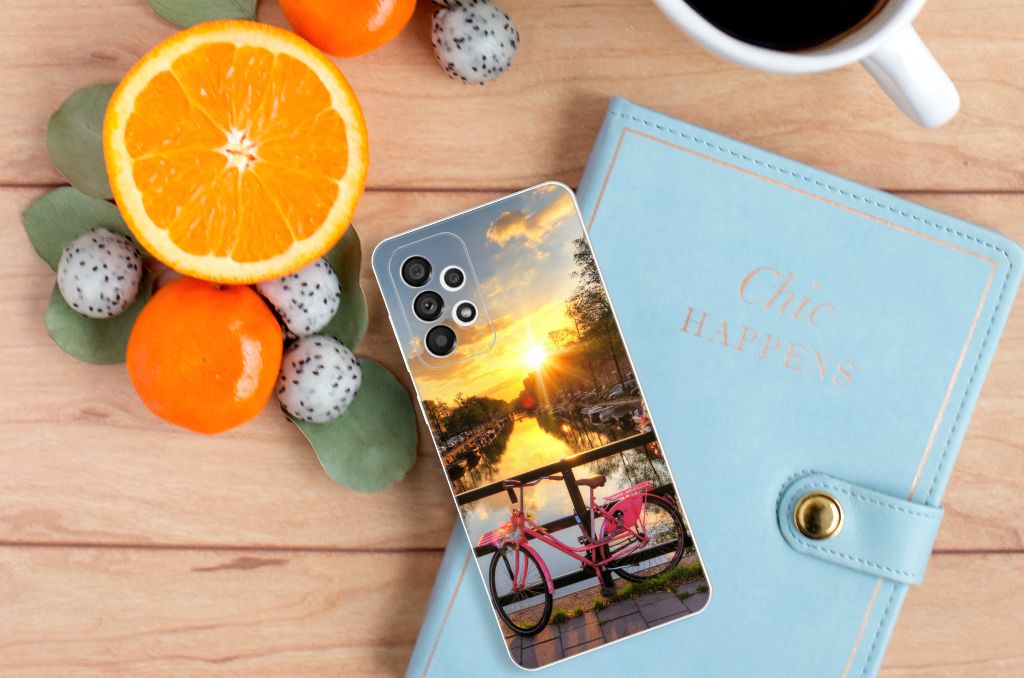 Samsung Galaxy A73 5G Siliconen Back Cover Amsterdamse Grachten B2C Telecom