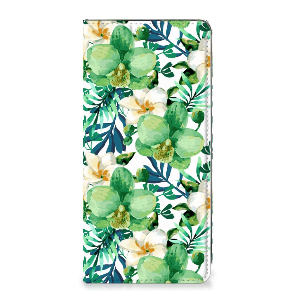 Samsung Galaxy A71 Smart Cover Orchidee Groen - B2C Telecom