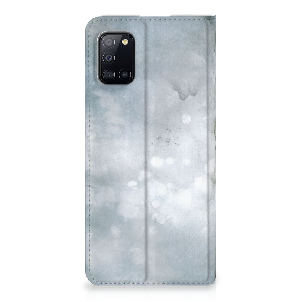 Bookcase Samsung Galaxy A31 Painting Grey - B2C Telecom