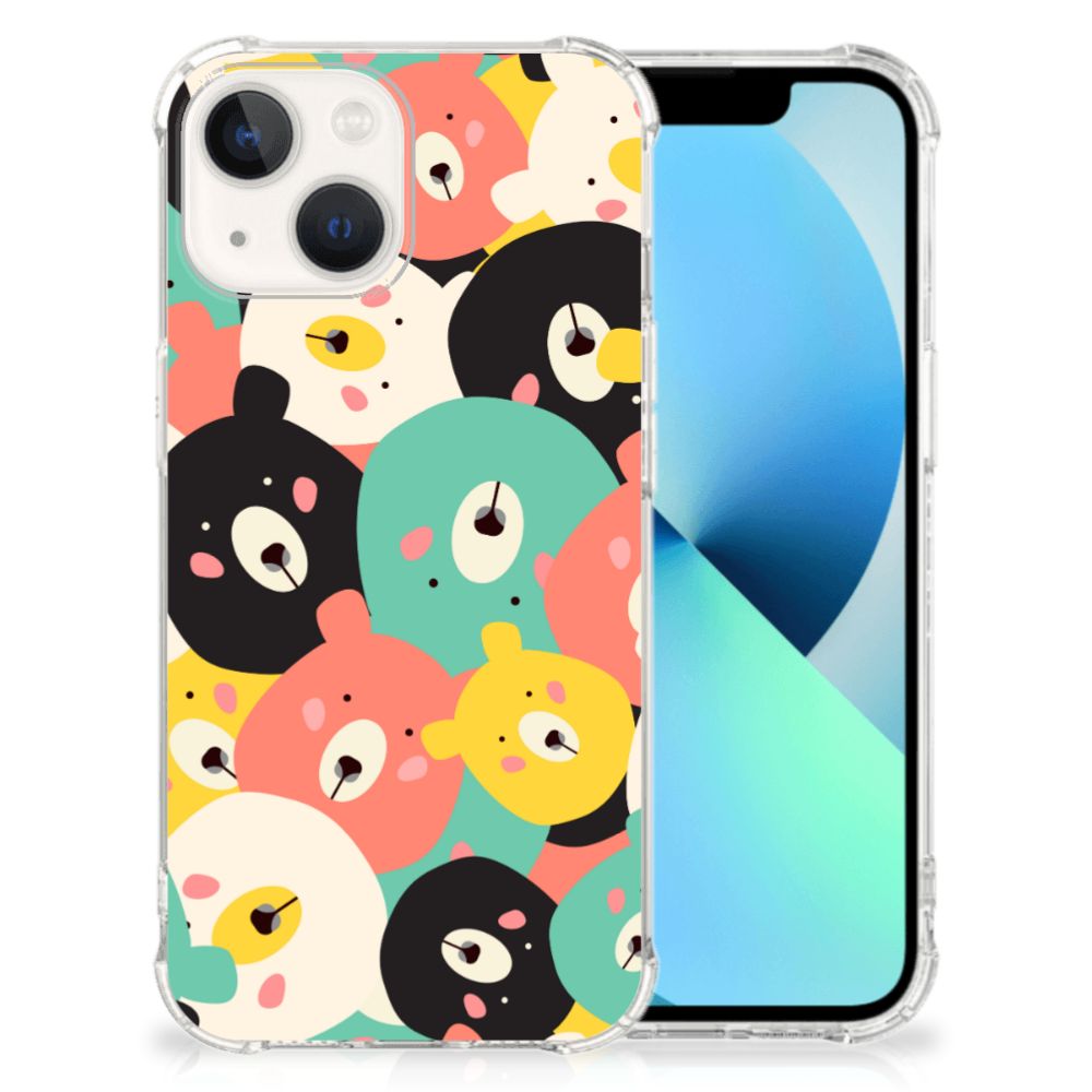 iPhone 13 Stevig Bumper Hoesje Bears B2C Telecom