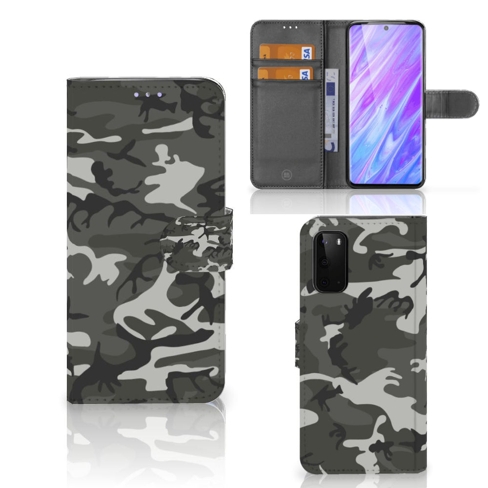 Samsung Galaxy S20 Telefoon Hoesje Army Light