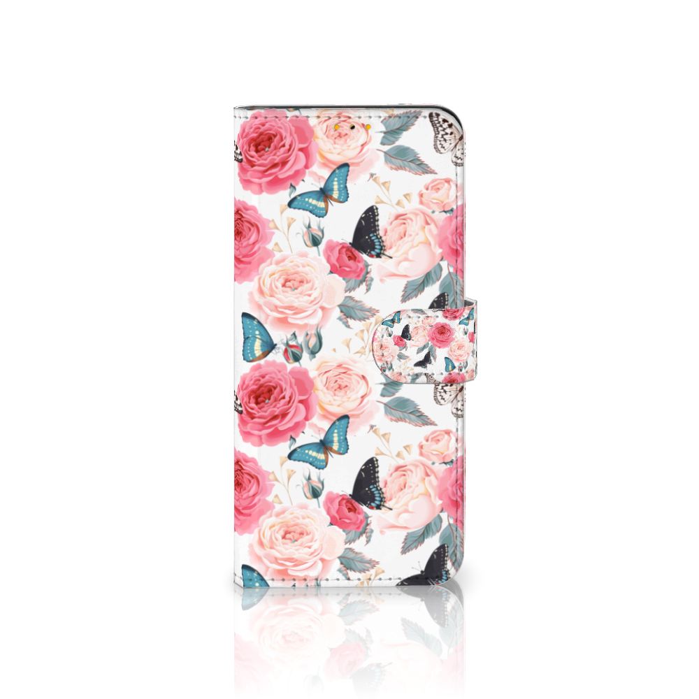 Samsung Galaxy M52 Hoesje Butterfly Roses