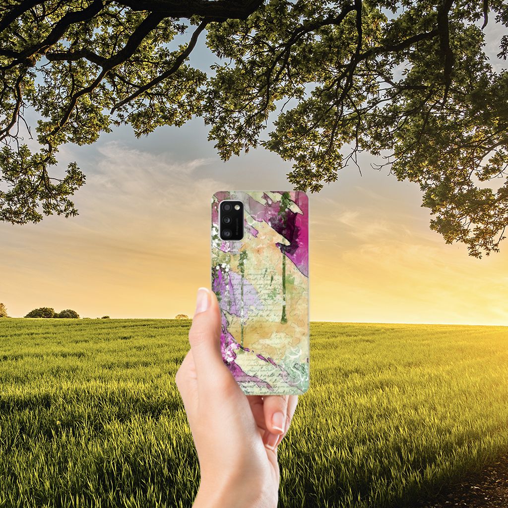 Hoesje maken Samsung Galaxy A41 Letter Painting B2C Telecom
