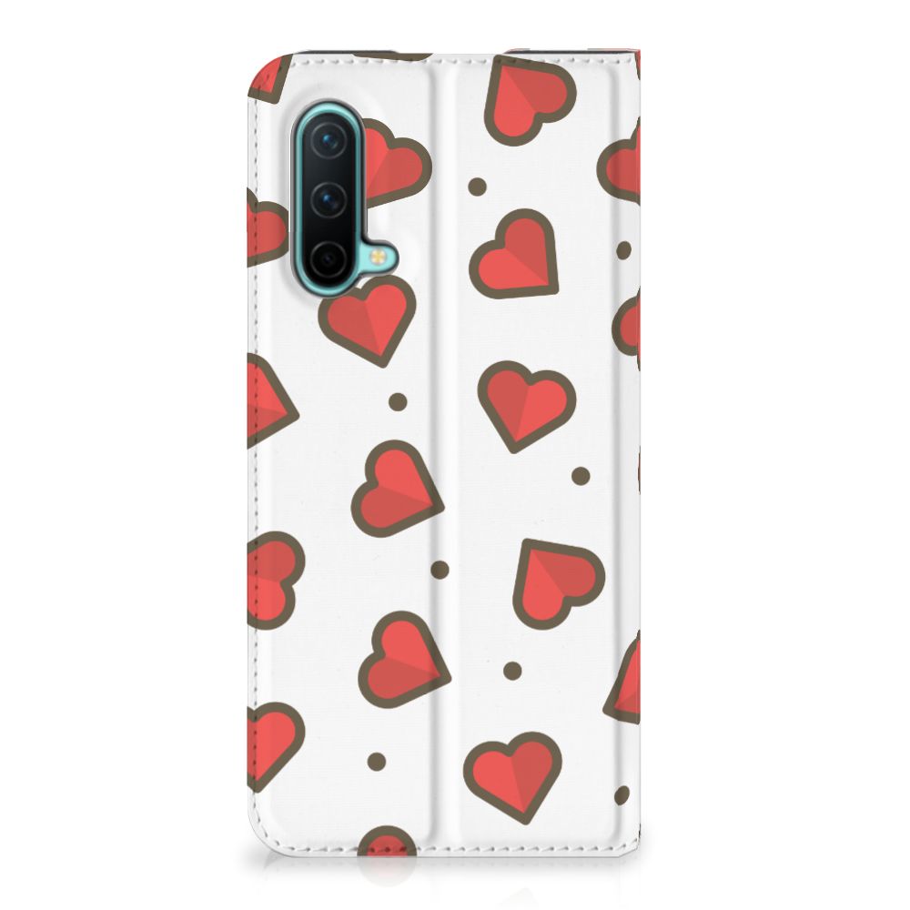 OnePlus Nord CE 5G Hoesje met Magneet Hearts - B2C Telecom