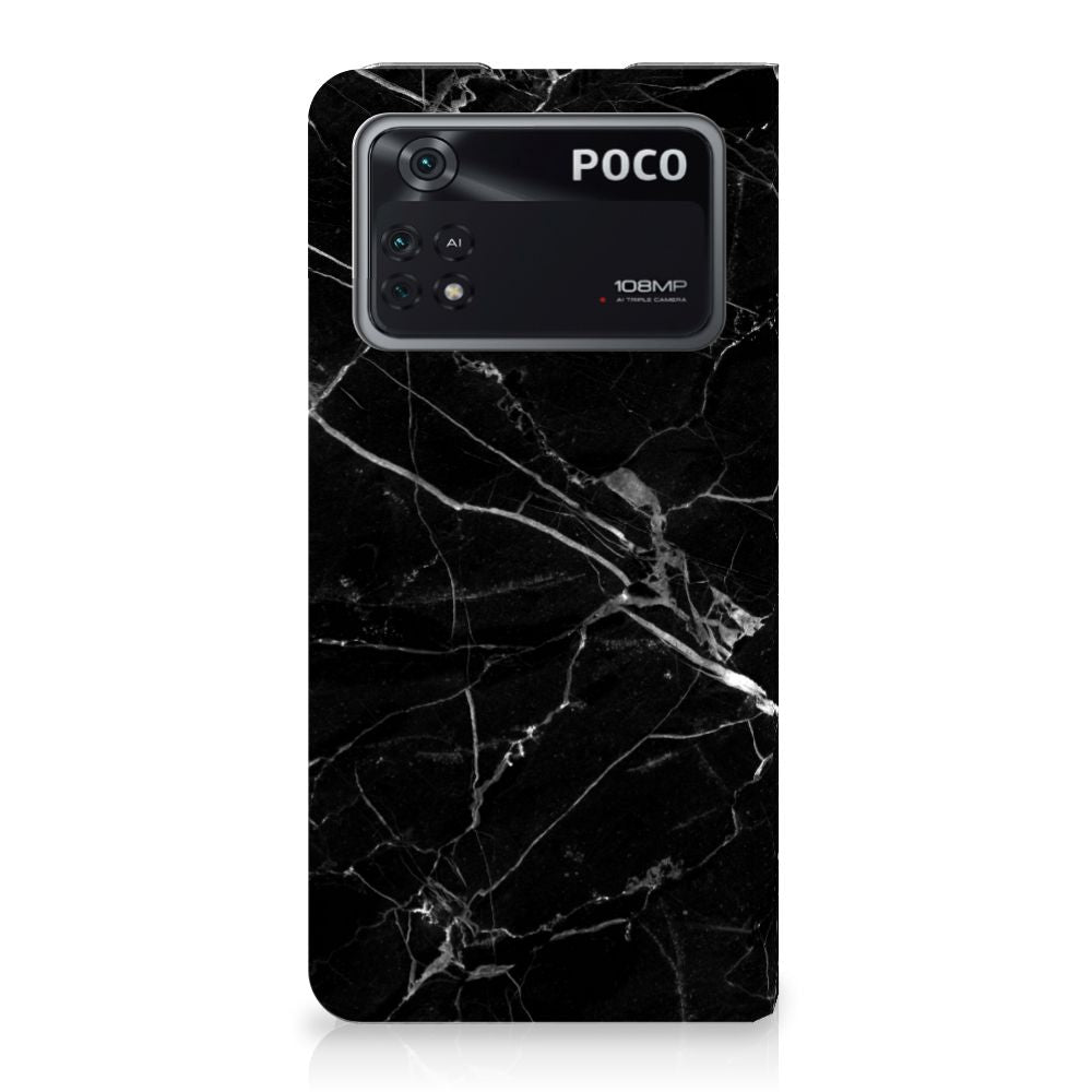 Poco X4 Pro 5G Standcase Marmer Zwart - Origineel Cadeau Vader - B2C Telecom