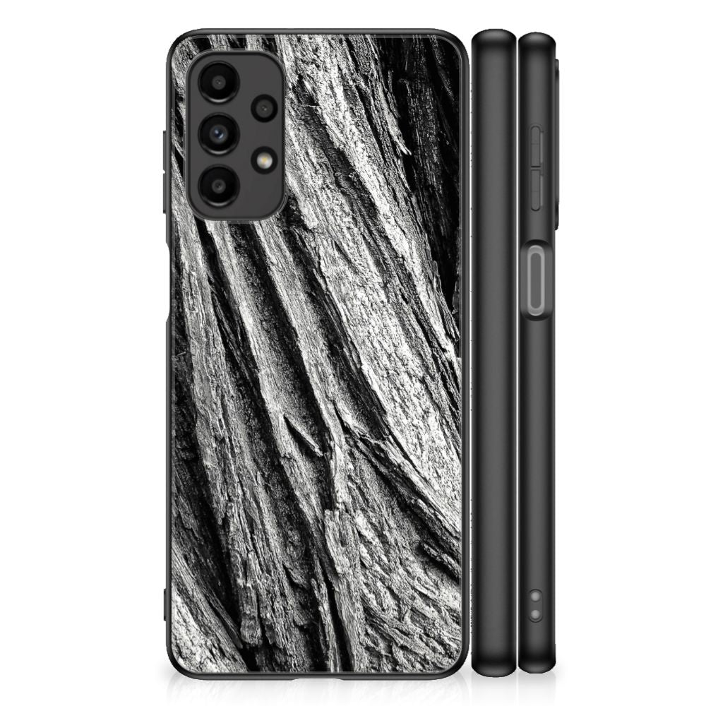 Houten Print Telefoonhoesje Samsung Galaxy A13 4G Boomschors Grijs B2C Telecom