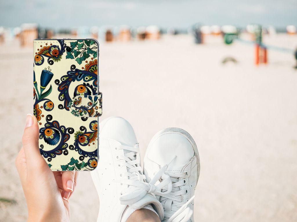 Wallet Case Xiaomi Redmi 8A Barok Flower