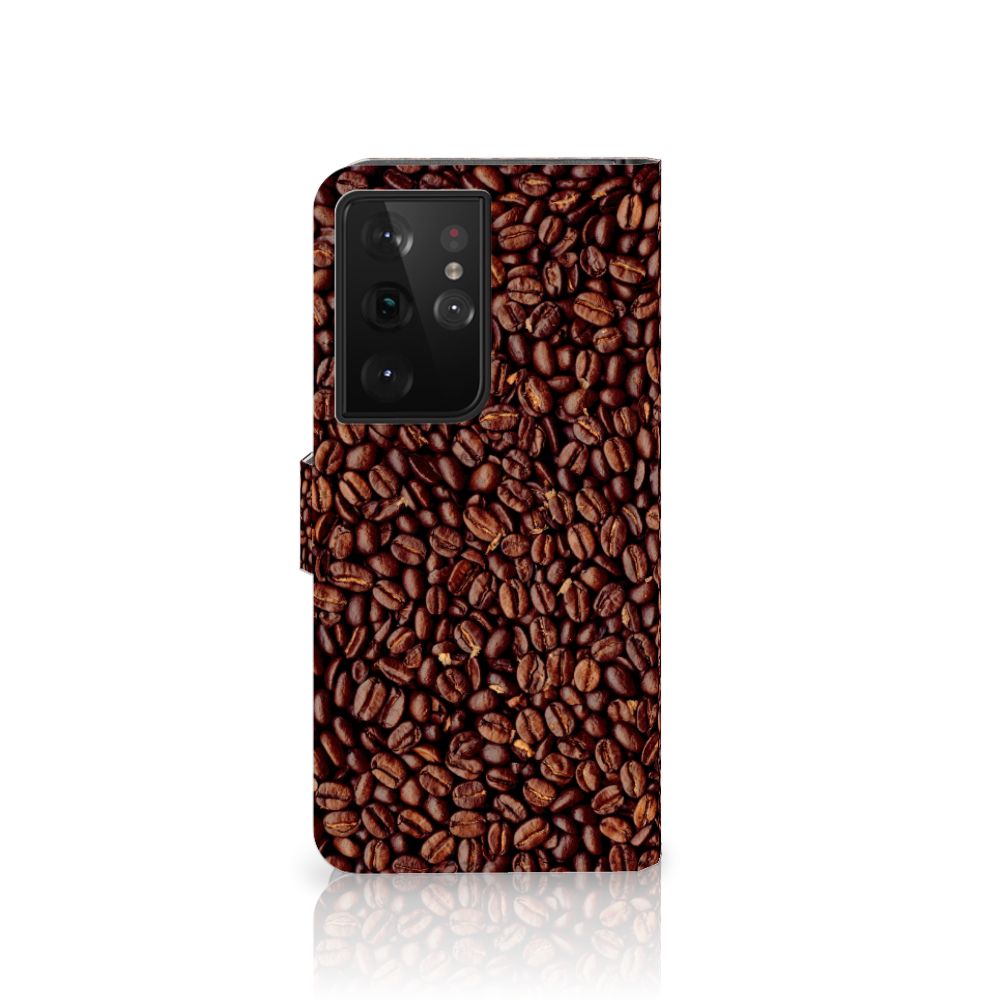 Samsung Galaxy S21 Ultra Book Cover Koffiebonen