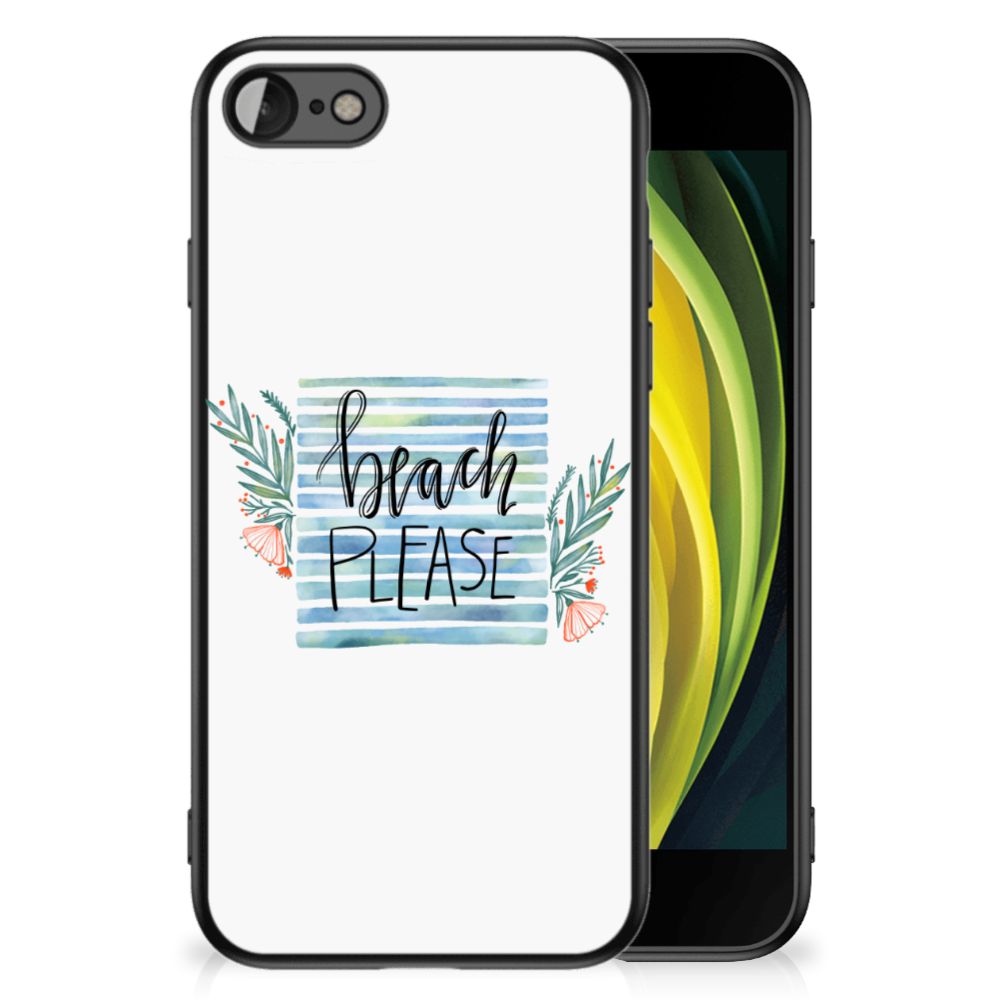 iPhone SE 2022 | SE 2020 | 7/8 Hoesje Boho Beach met kleurrijk stranddesign en beschermende TPU-materialen