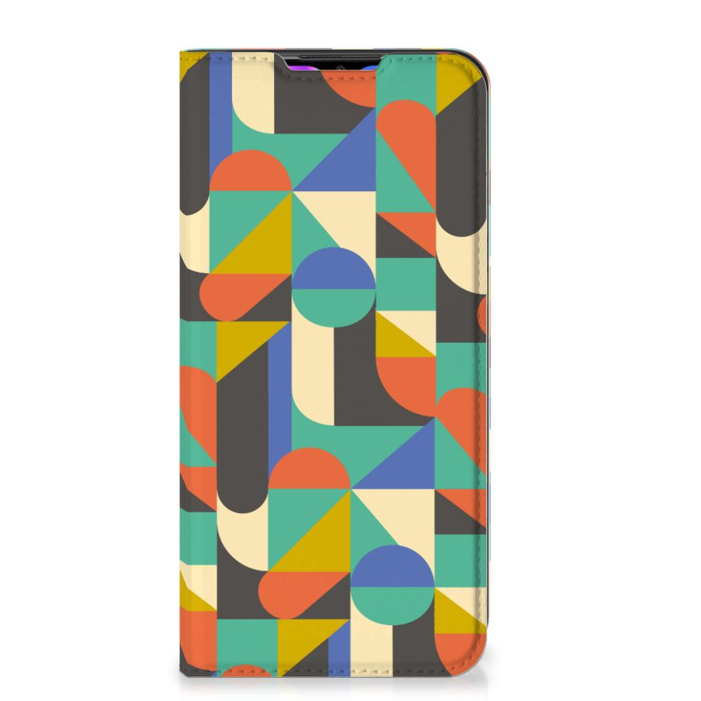 Xiaomi Redmi 9 Hoesje met Magneet Funky Retro