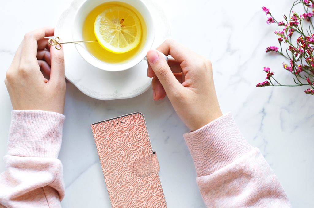 Huawei P40 Telefoon Hoesje Pattern Orange