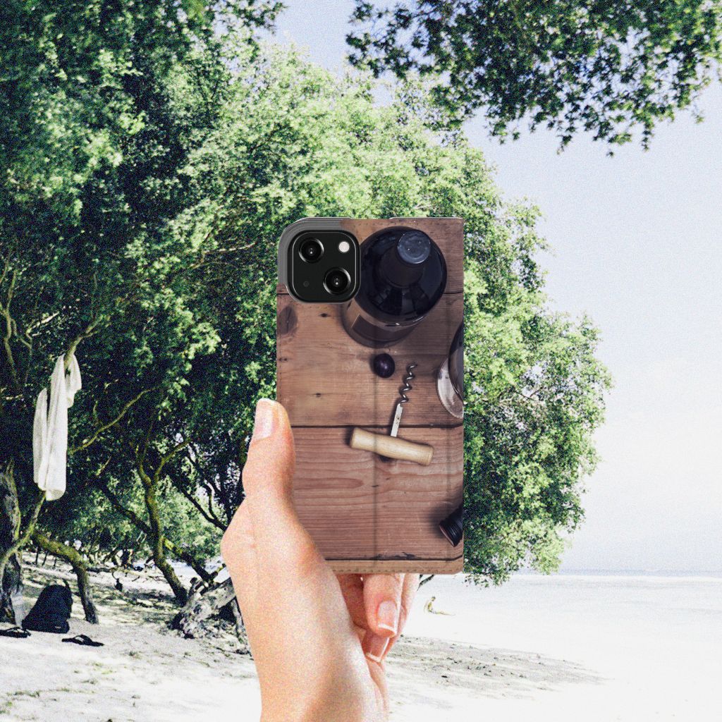 iPhone 13 Flip Style Cover Wijn